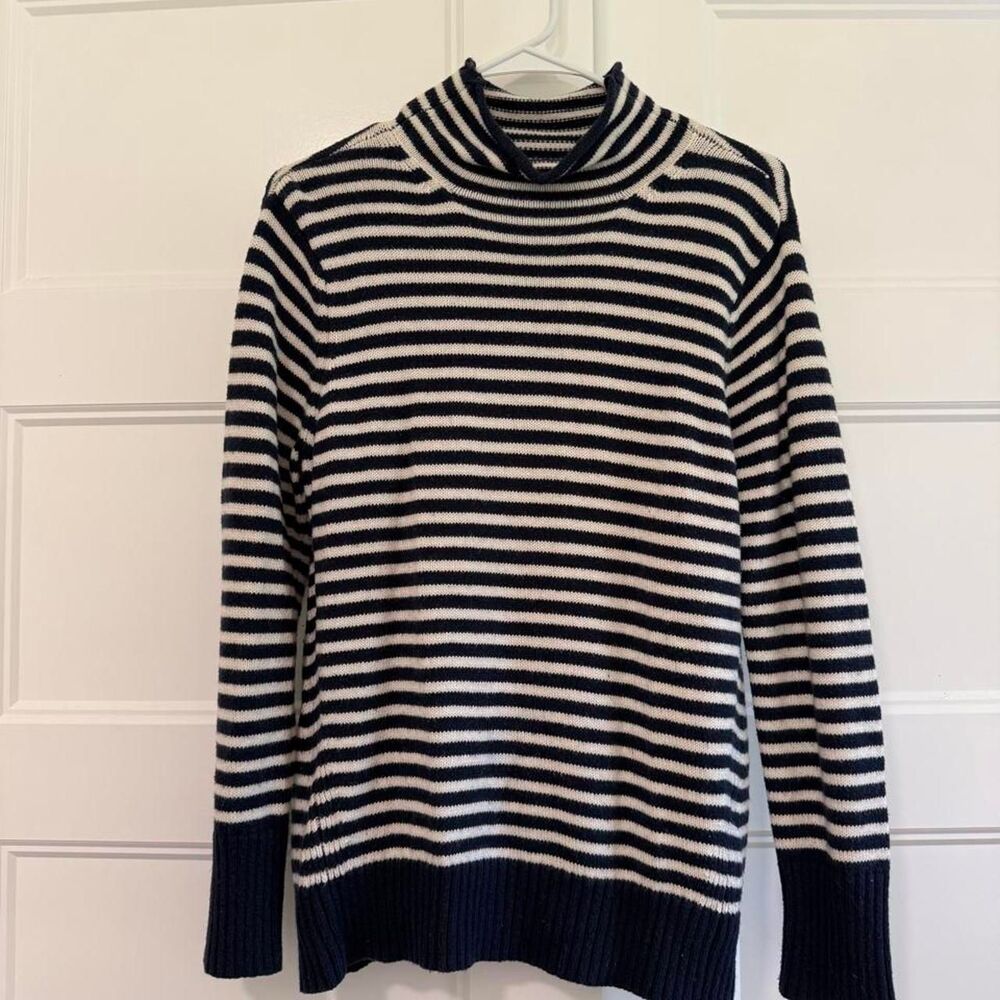 Appleseed-s Women's Navy and Blue Jumper